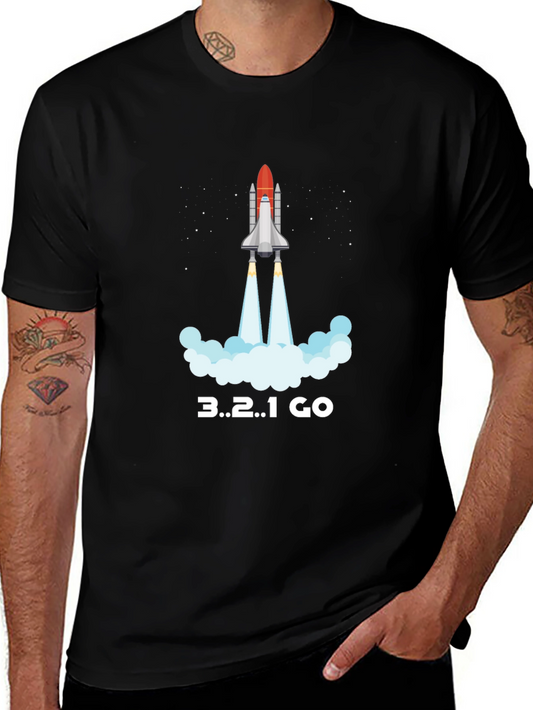 Space Shuttle Launch T-Shirt - 3..2..1 GO!