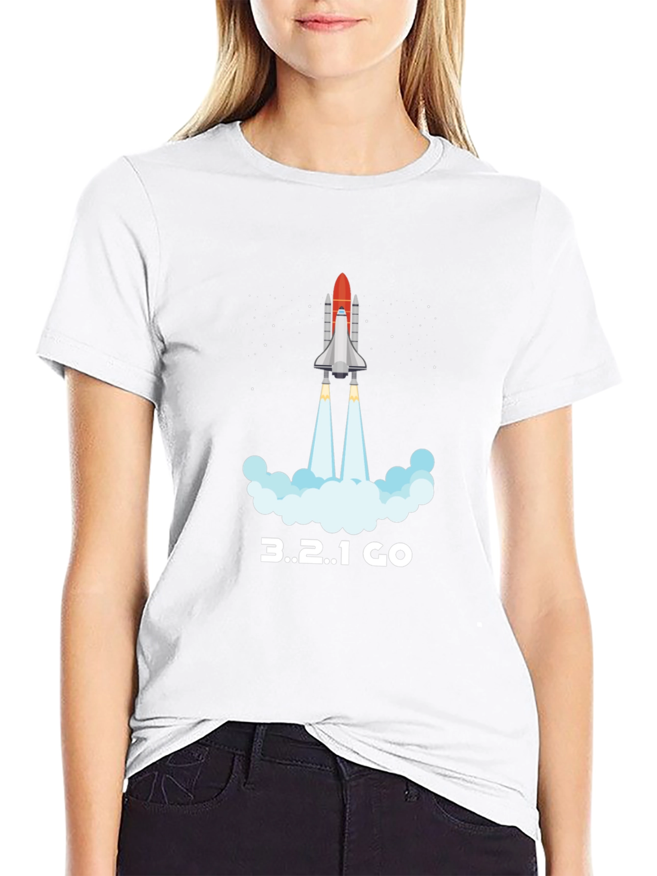 Space Shuttle Launch T-Shirt - 3..2..1 GO!