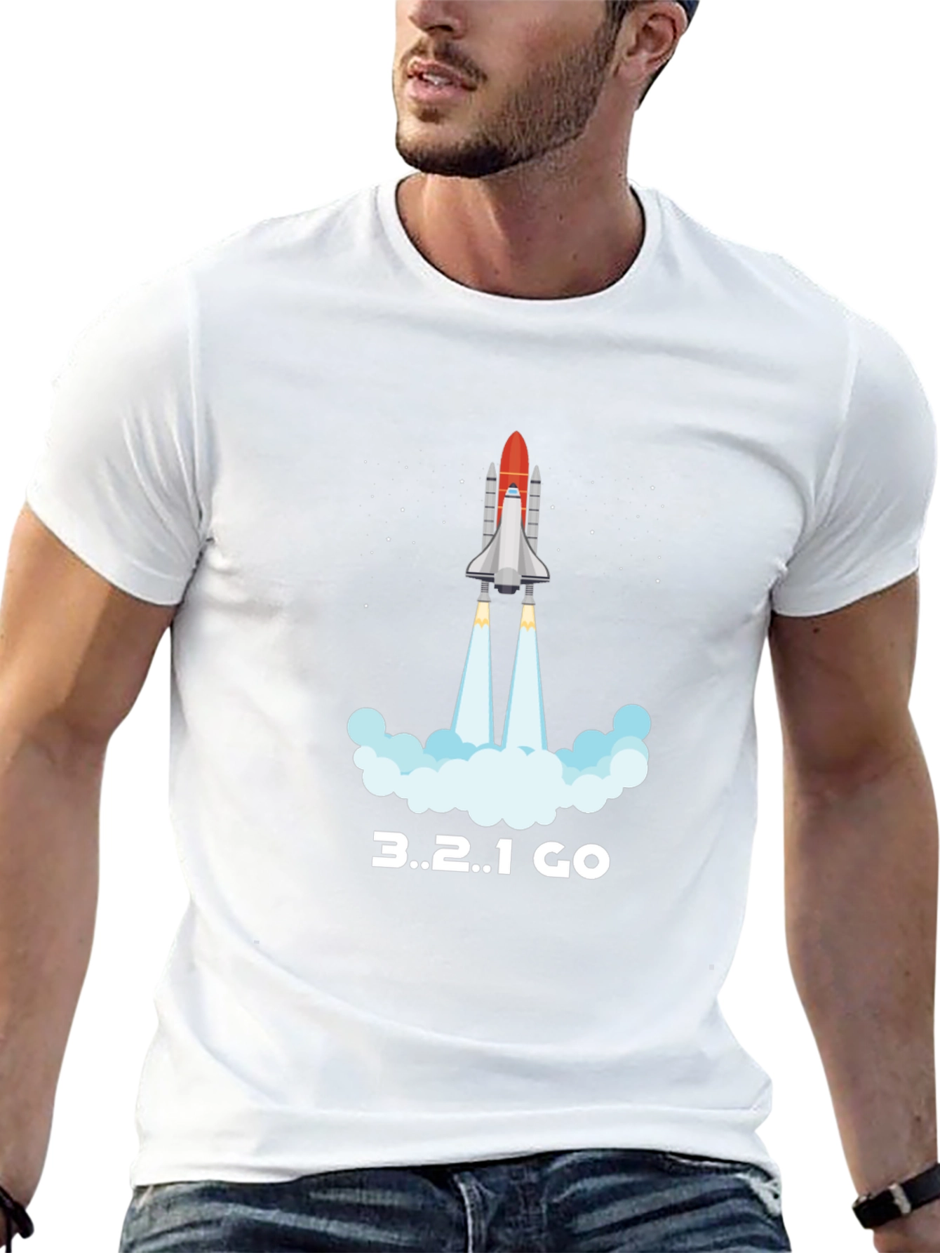 Space Shuttle Launch T-Shirt - 3..2..1 GO!