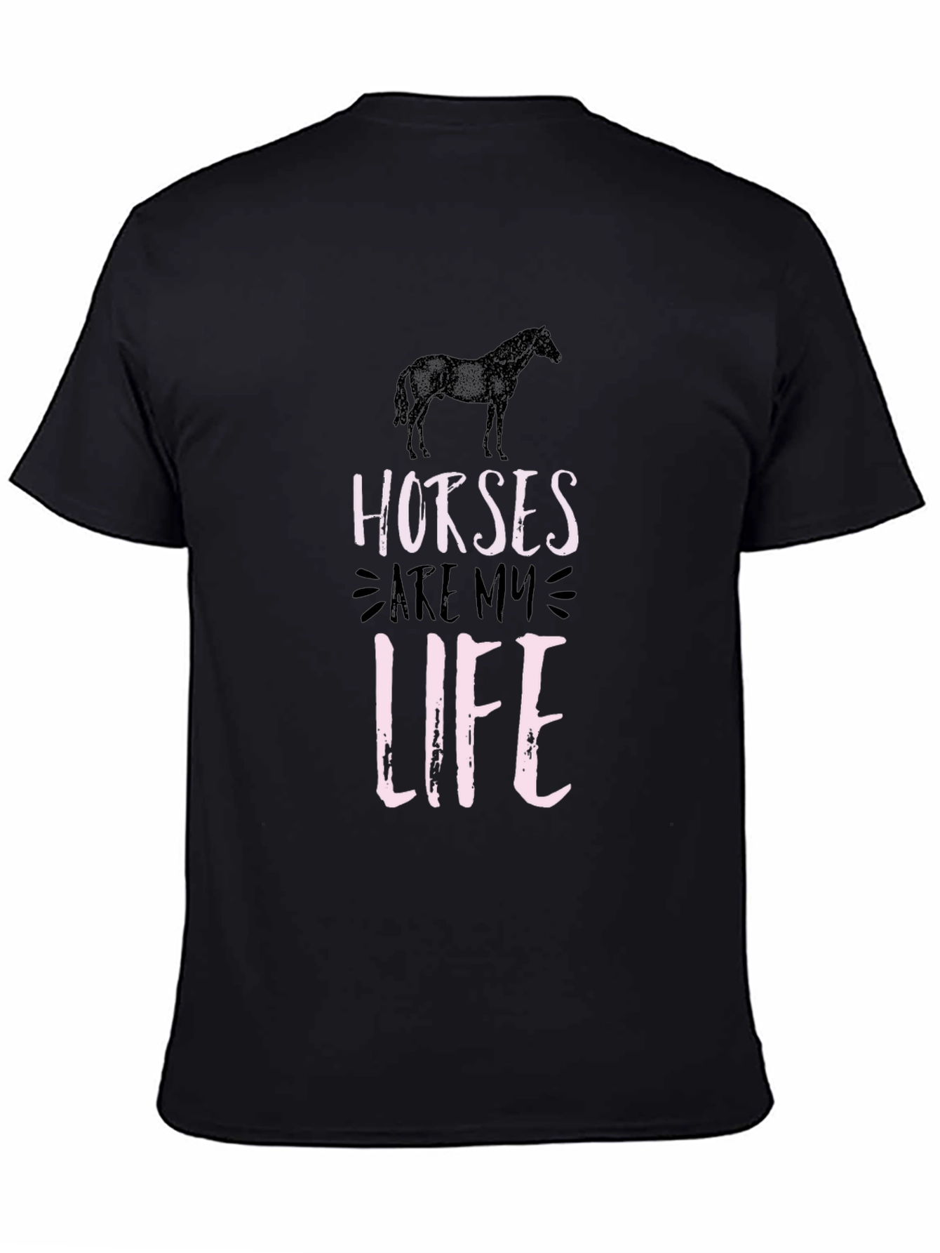 Horses Are My Life Graphic T-Shirt