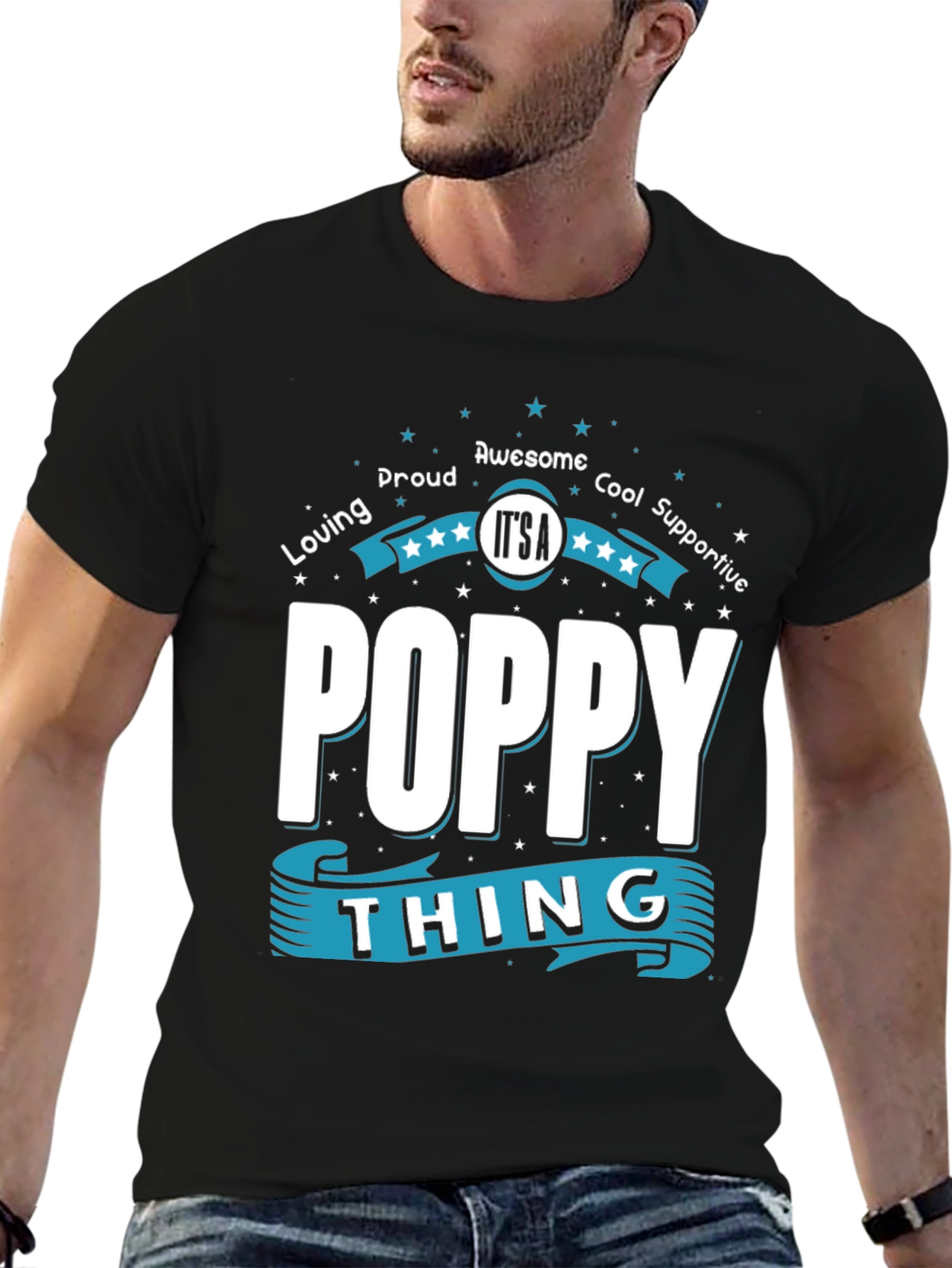 Its A Poppy Thing T-Shirt - Black