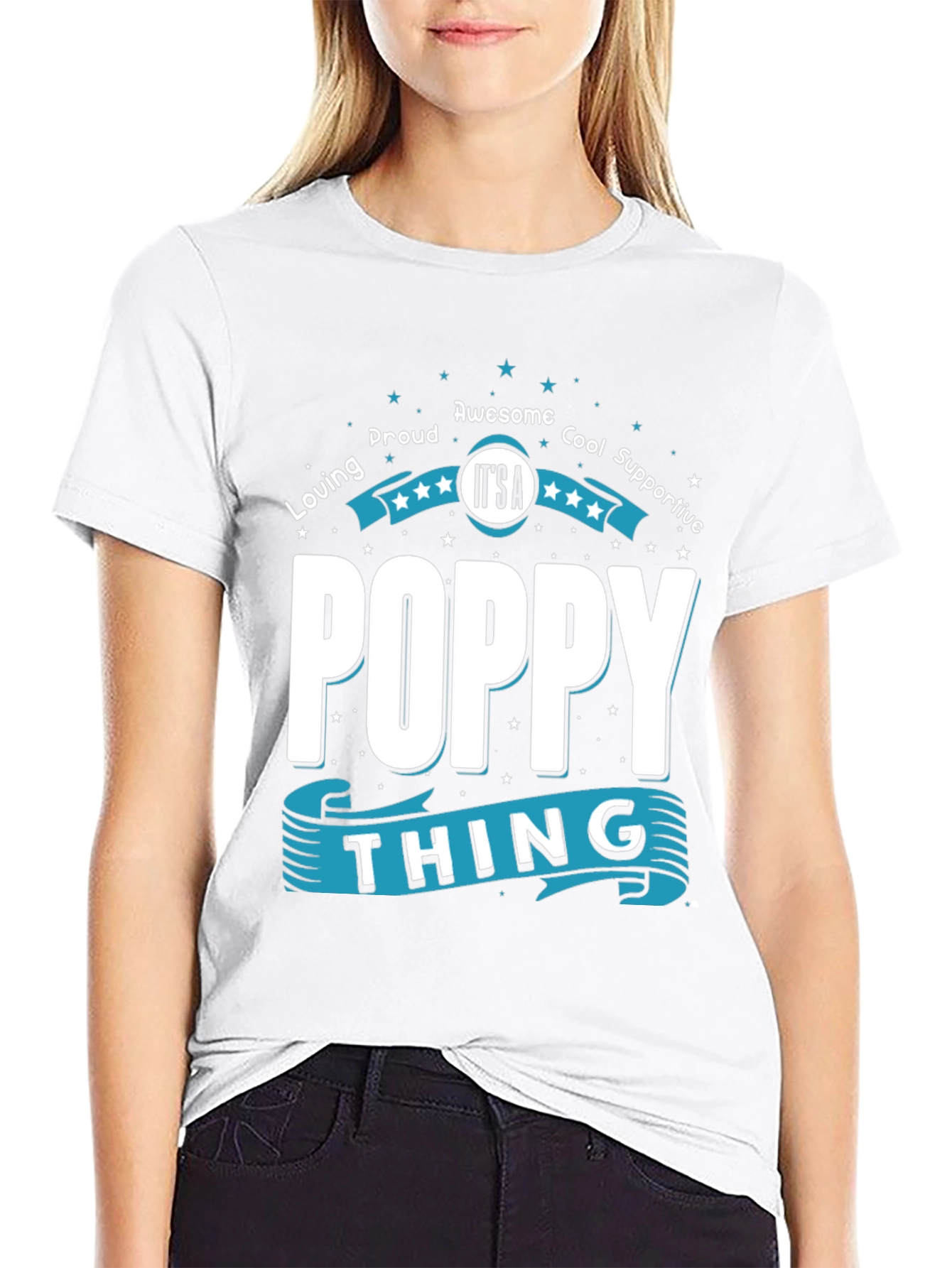 Its A Poppy Thing T-Shirt - Black