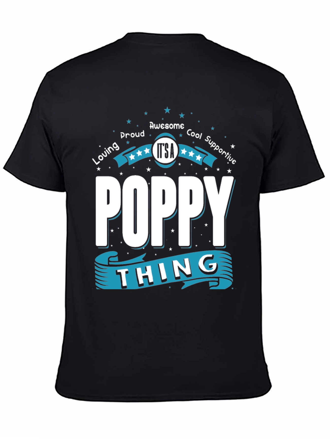 Its A Poppy Thing T-Shirt - Black