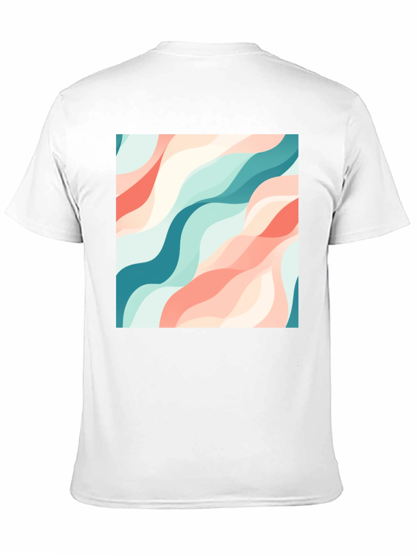 Wavy Pattern T-Shirt - Stylish & Unique