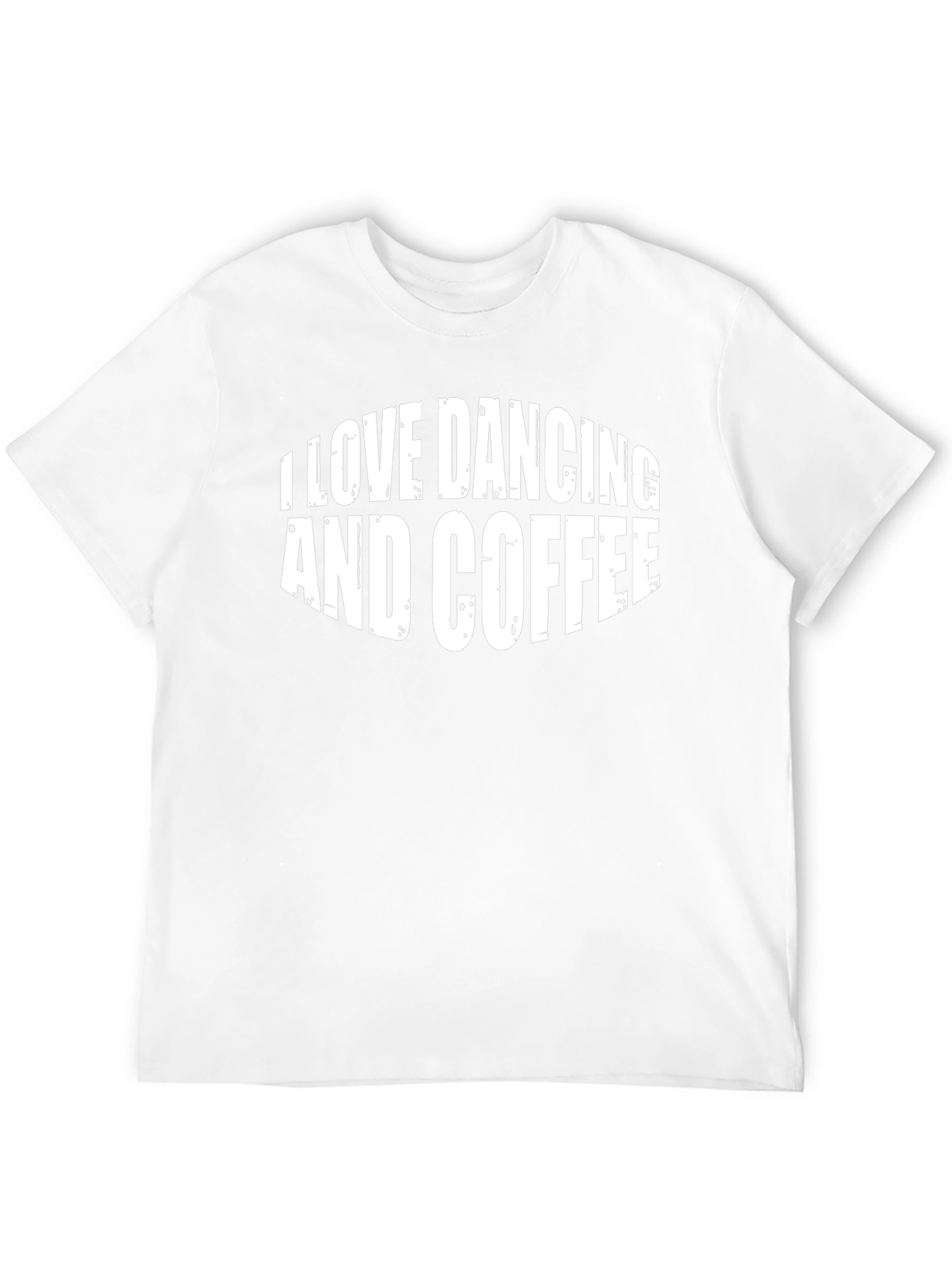 I Love Dancing and Coffee Graphic Tee - Black