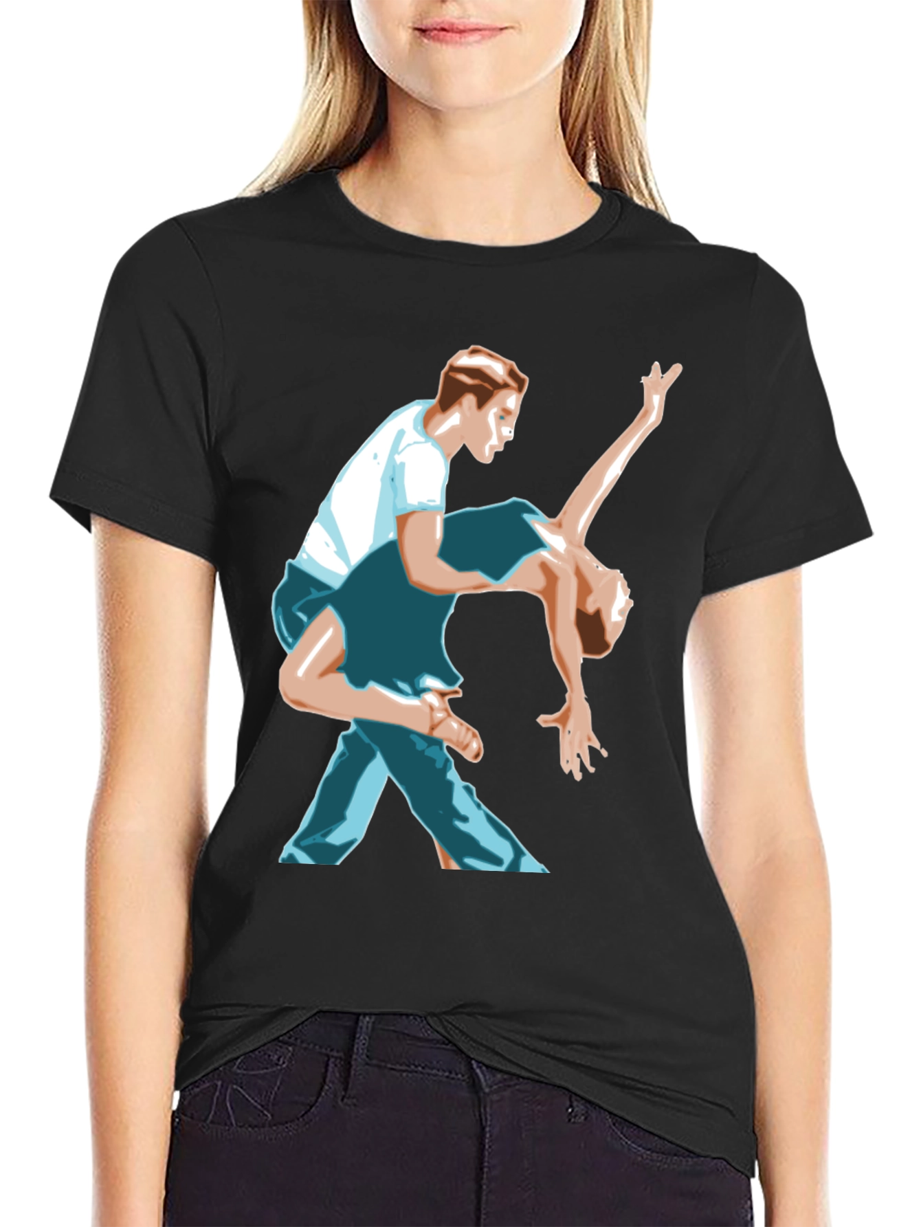 Dancing Couple Graphic T-Shirt