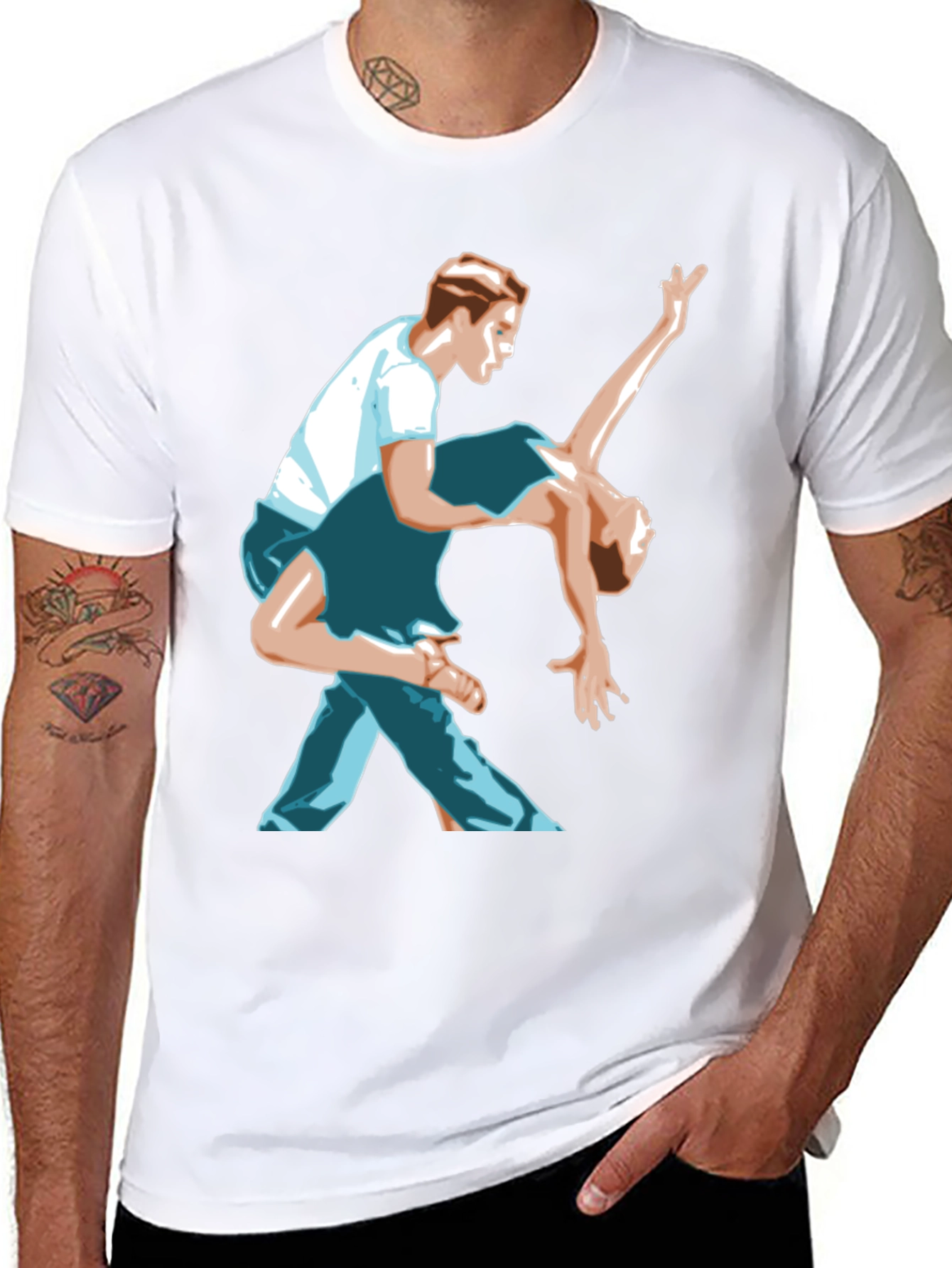 Dancing Couple Graphic T-Shirt