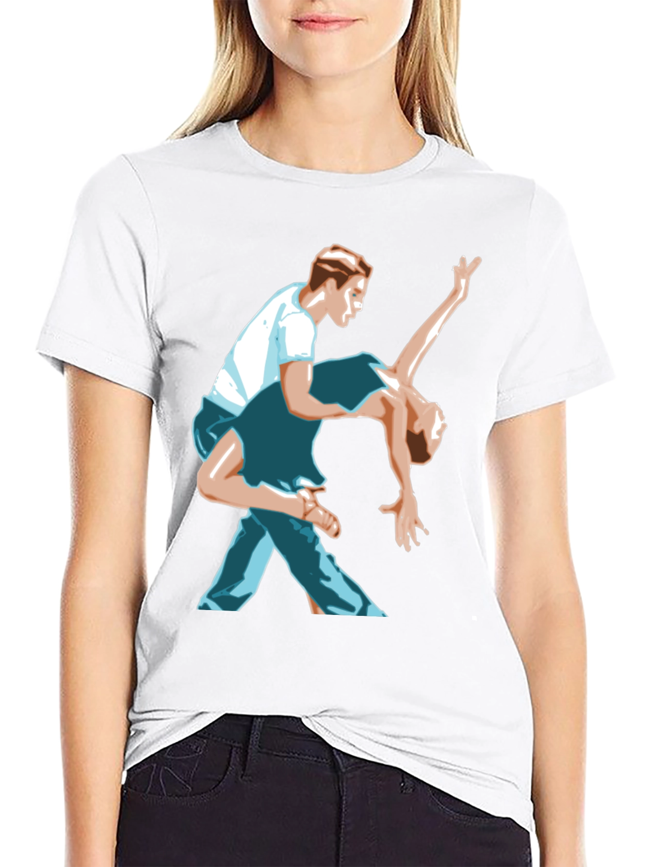 Dancing Couple Graphic T-Shirt