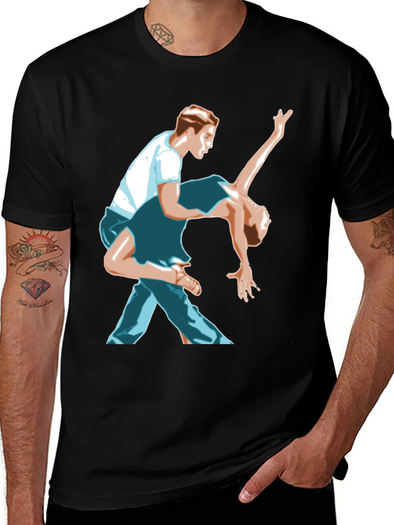 Dancing Couple Graphic T-Shirt