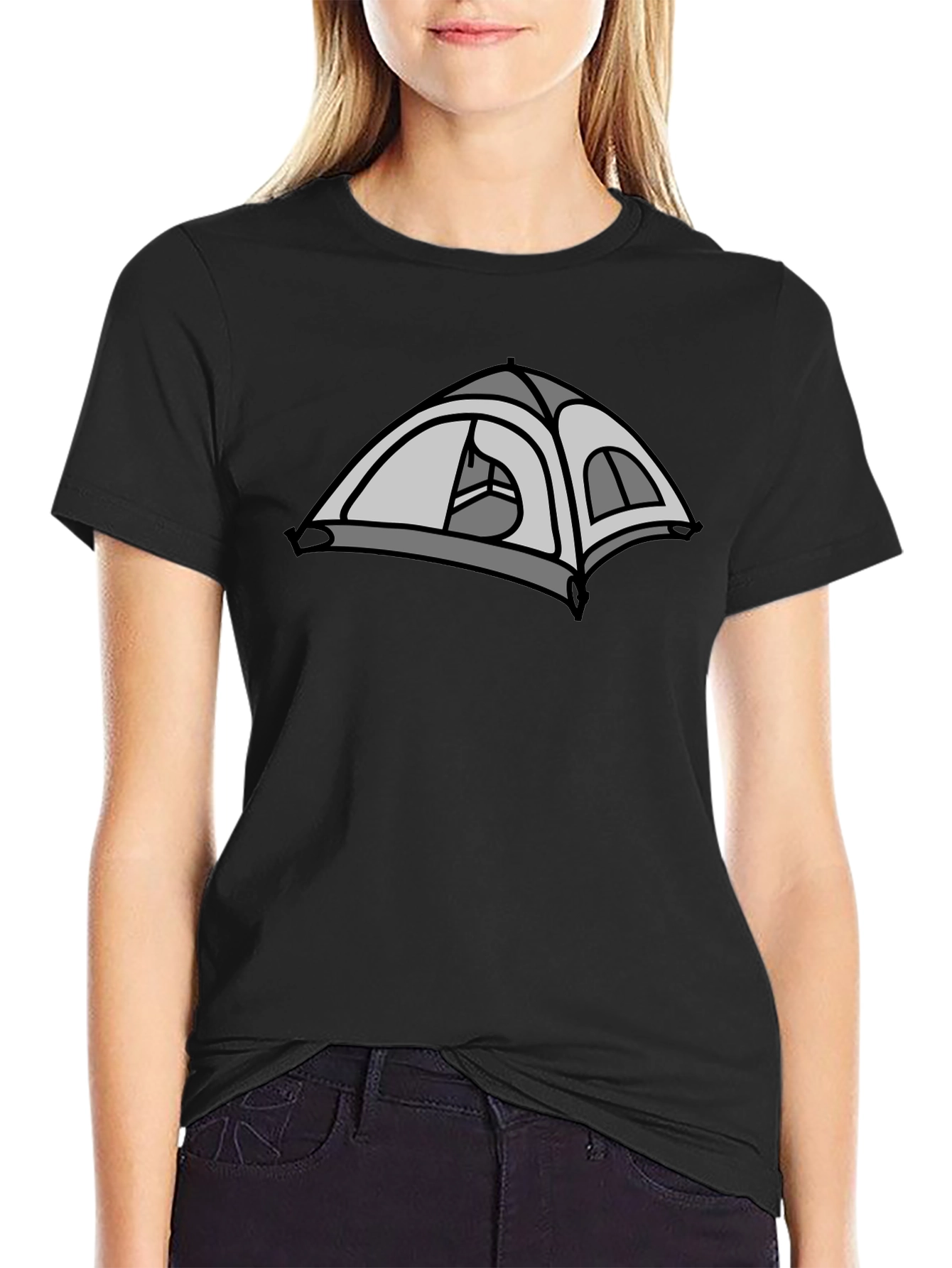 Tent Graphic T-Shirt - Camping Adventure Tee