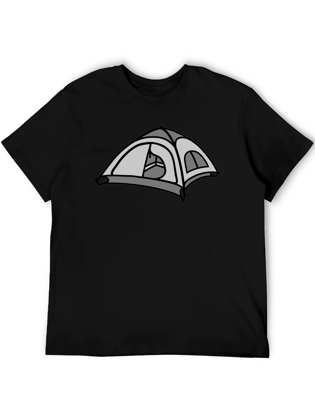 Tent Graphic T-Shirt - Camping Adventure Tee