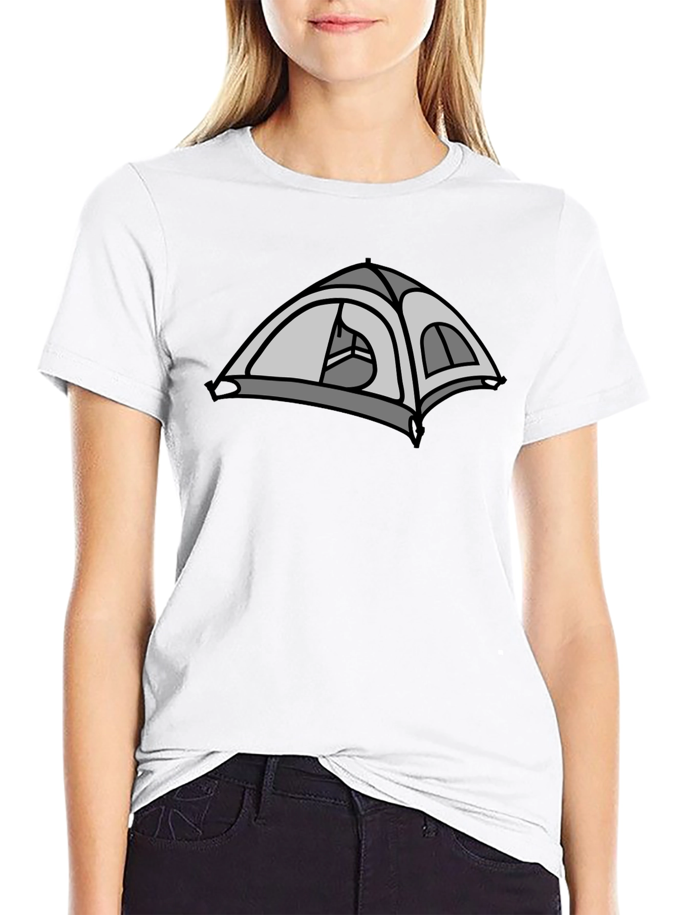 Tent Graphic T-Shirt - Camping Adventure Tee