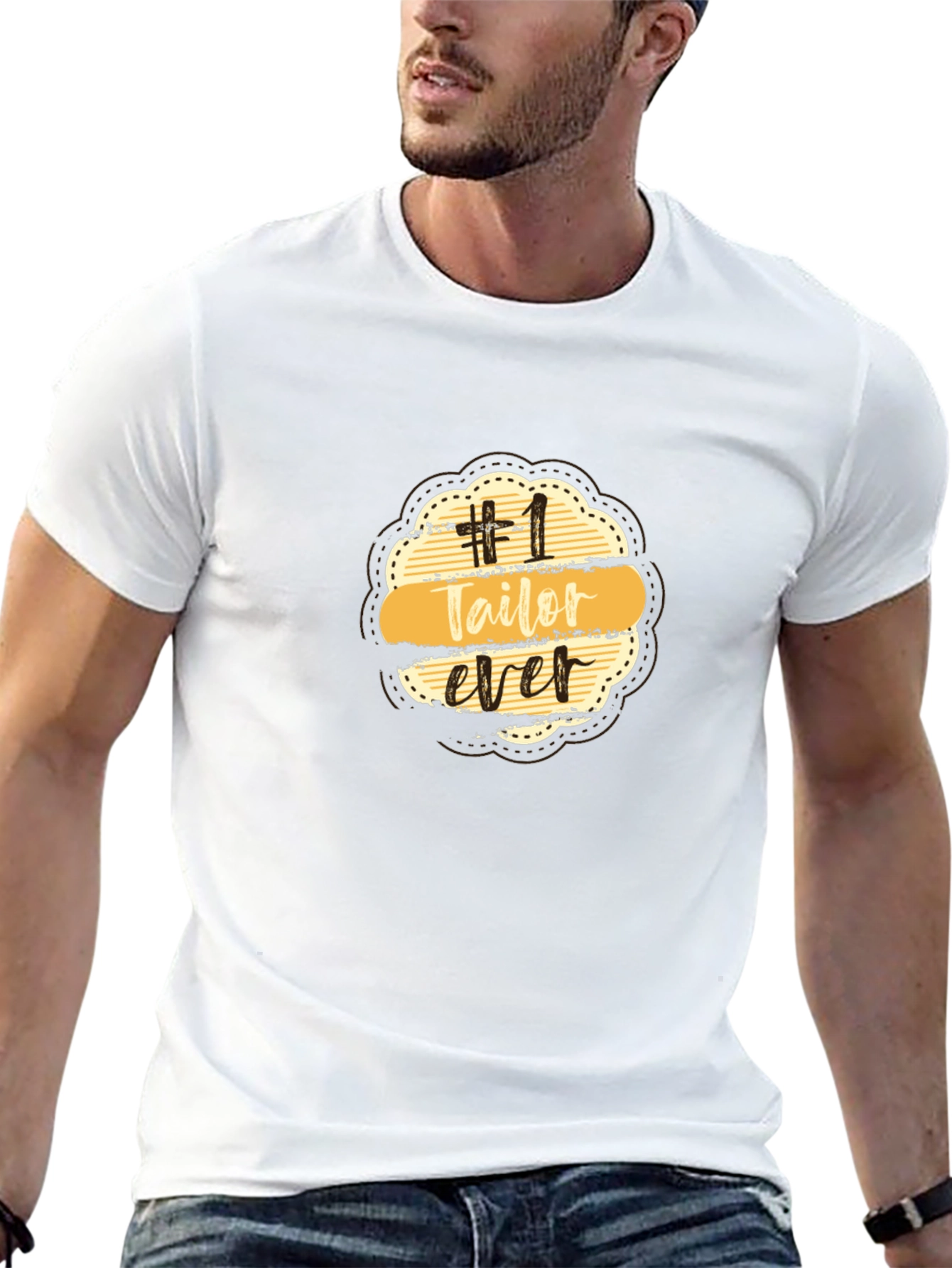 Number 1 Tailor Ever Black T-Shirt