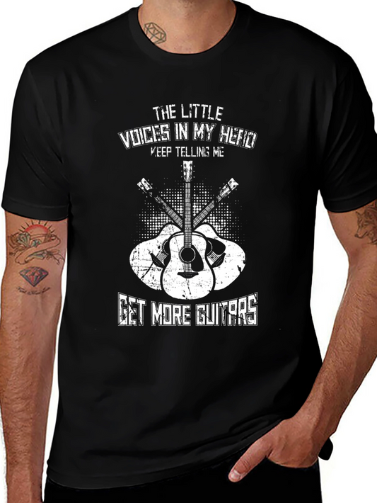 Guitar Lover T-Shirt - The Little Voices in My Head