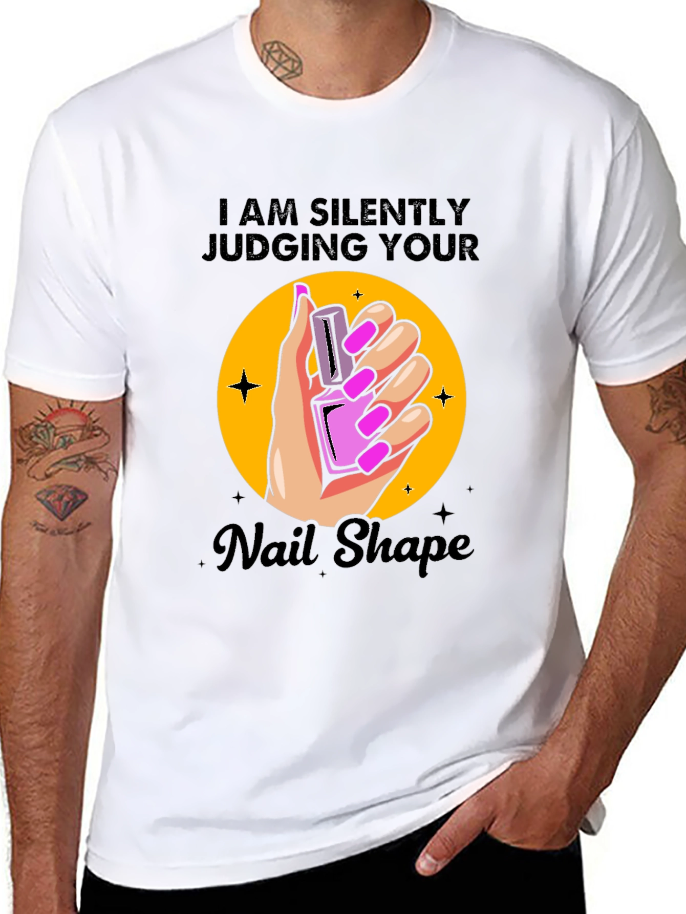 Silently Judging Your Nail Shape T-Shirt