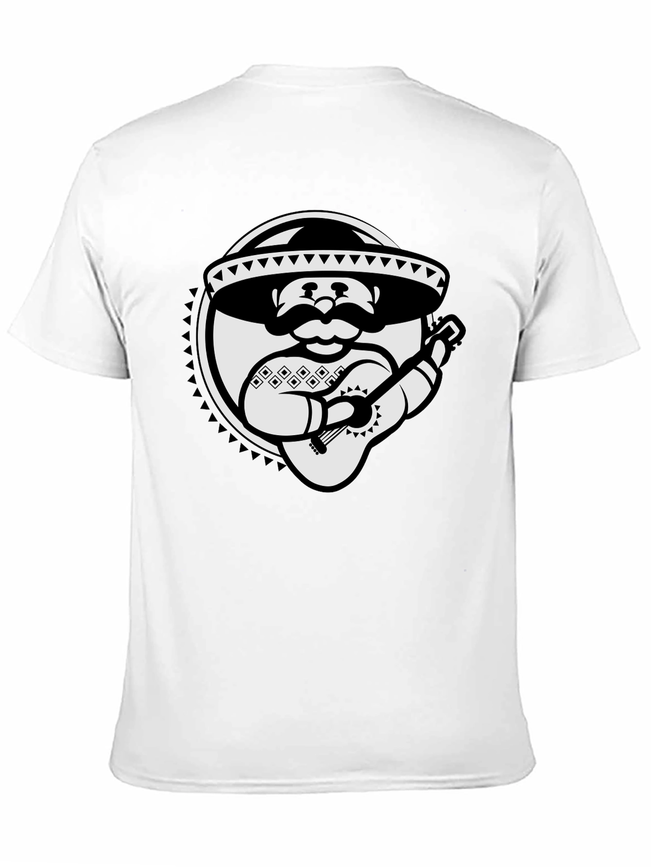 Mexican Mariachi Black T-Shirt