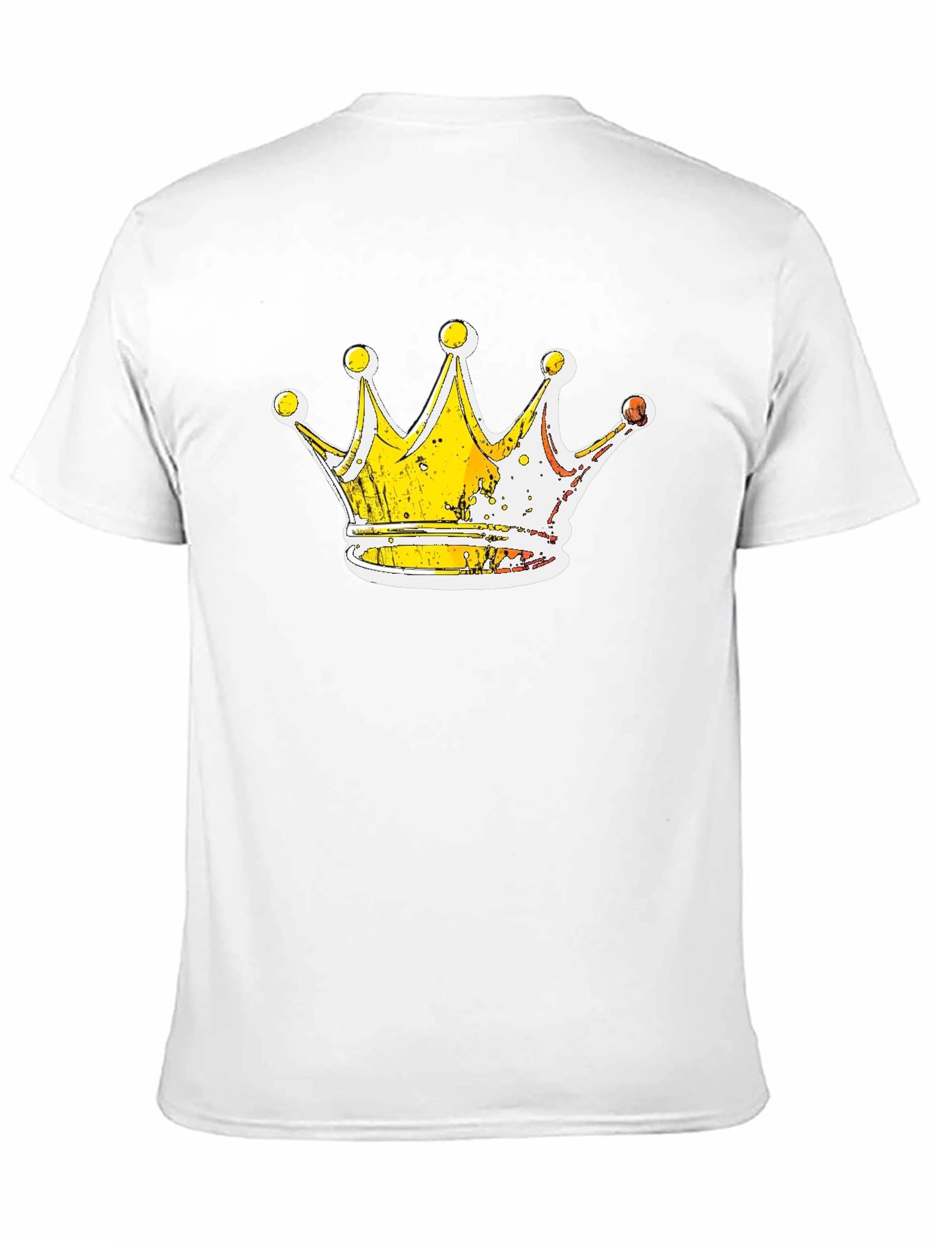 King Crown Graphic Tee - Black Cotton T-Shirt