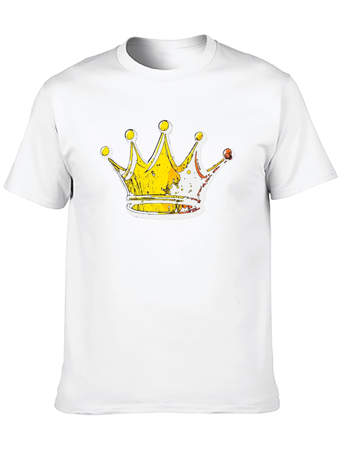 King Crown Graphic Tee - Black Cotton T-Shirt