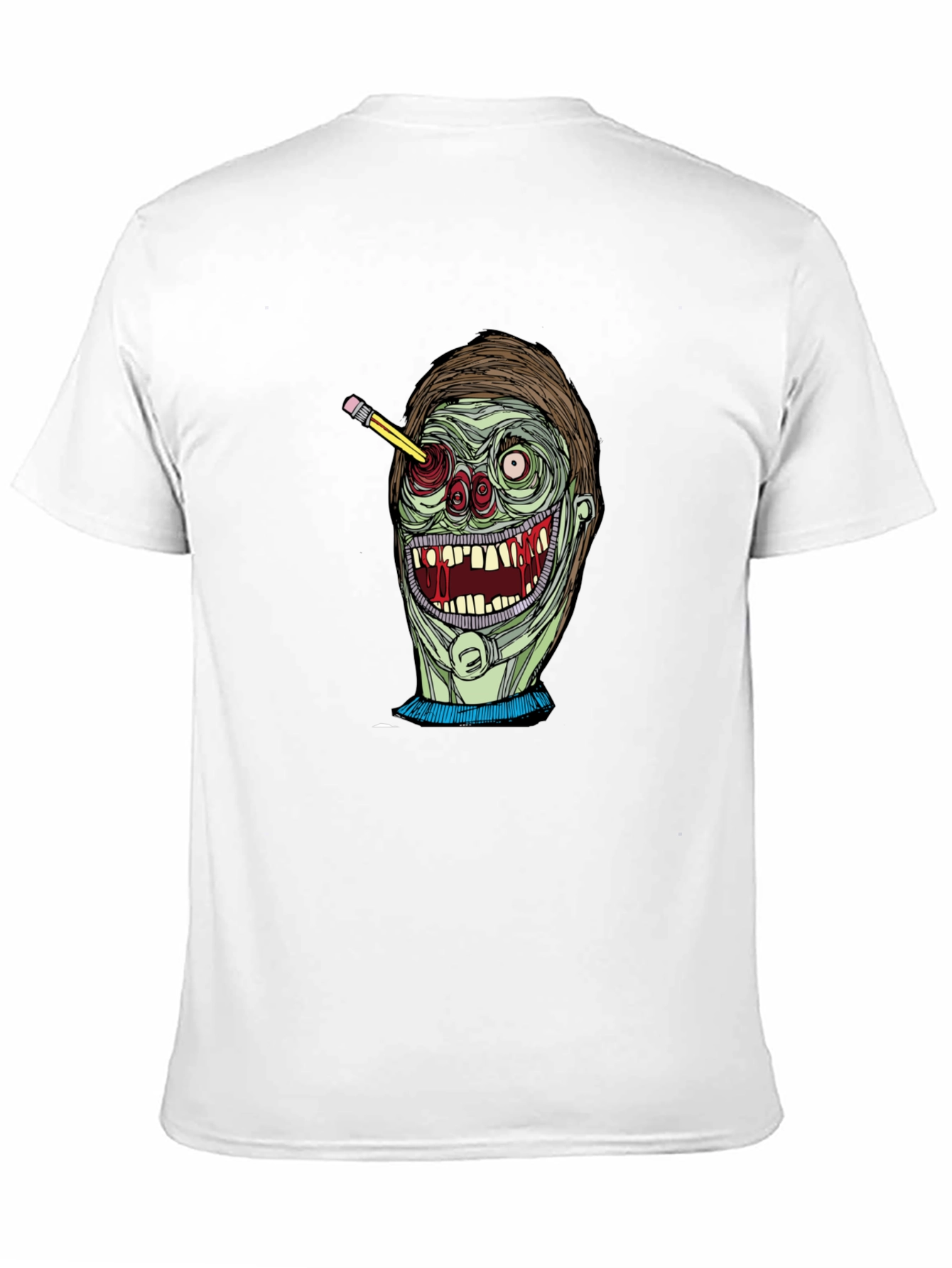 Zombie Pencil T-Shirt - Unique Graphic Tee