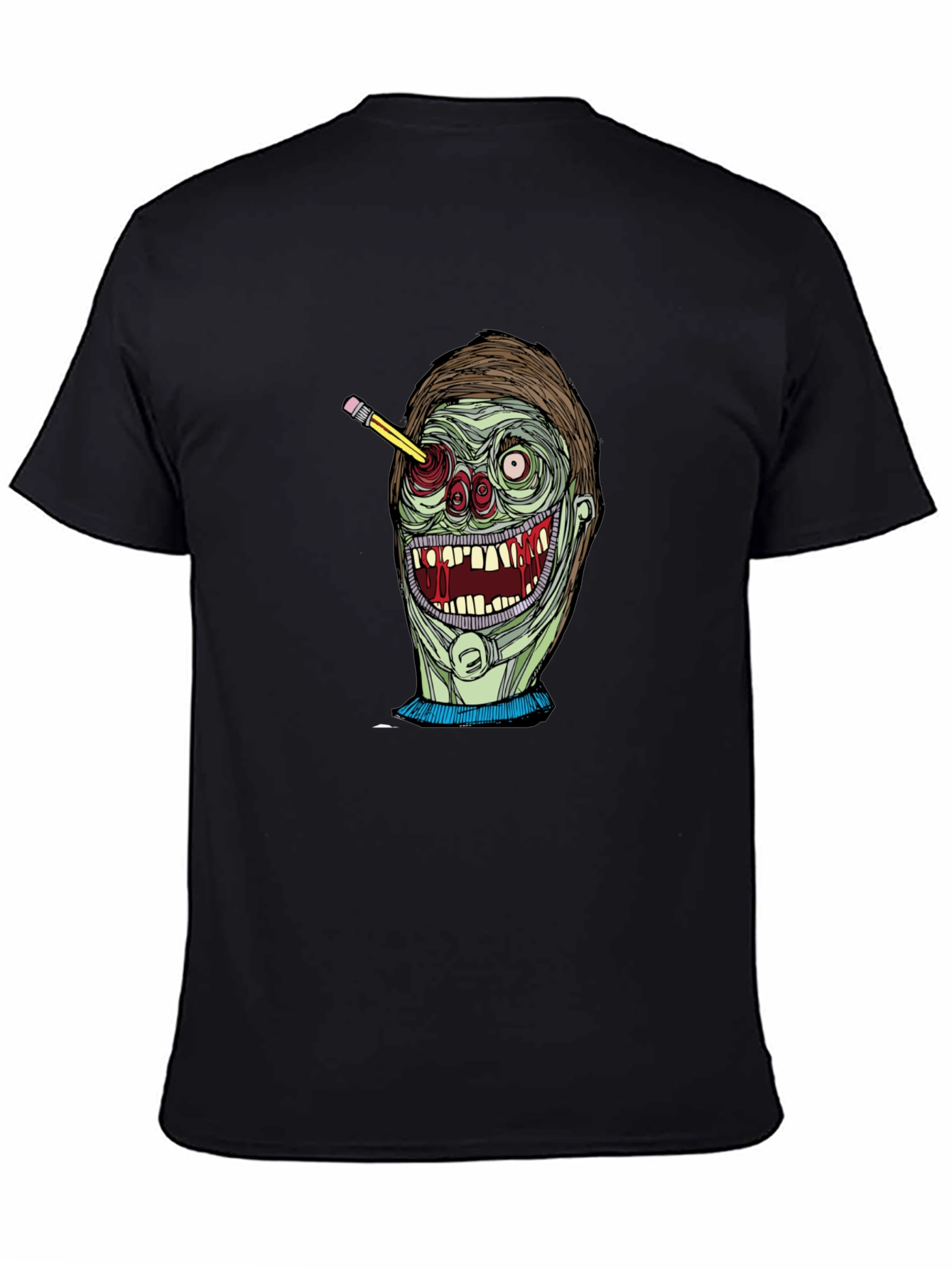 Zombie Pencil T-Shirt - Unique Graphic Tee