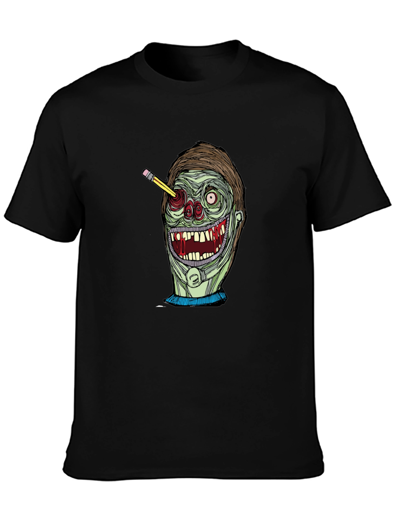Zombie Pencil T-Shirt - Unique Graphic Tee