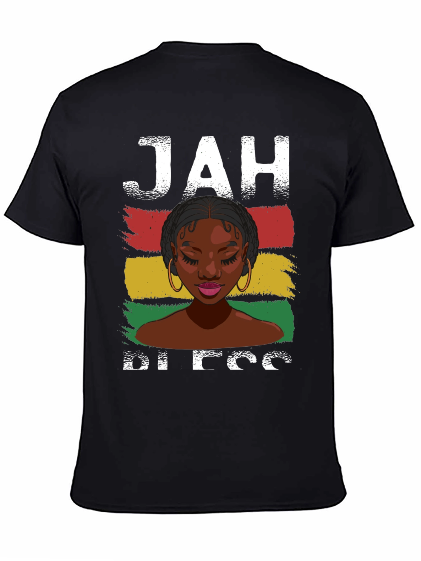 Jah Bless T-Shirt - Rastafarian Graphic Tee