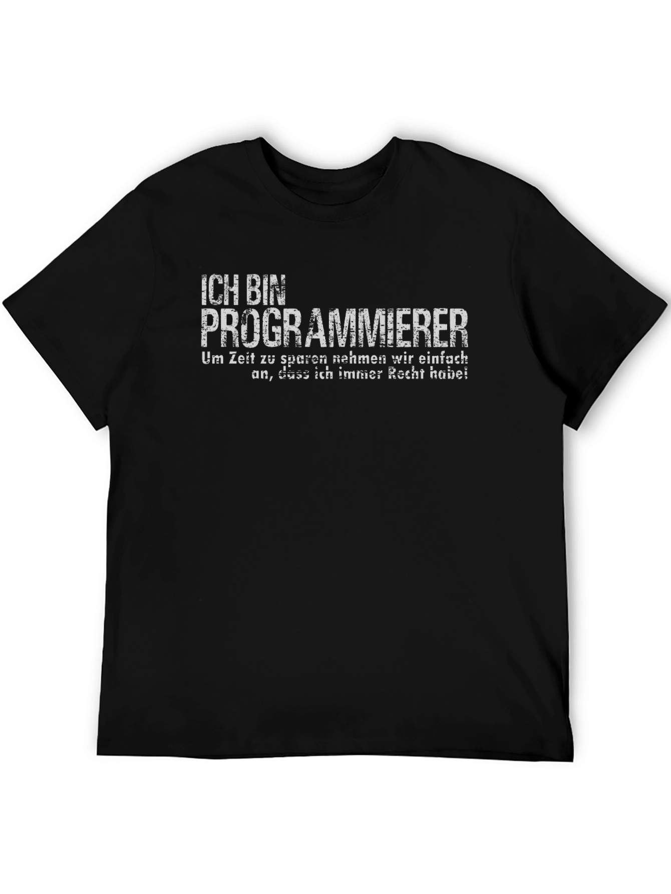 Ich Bin Programmierer T-Shirt - Black
