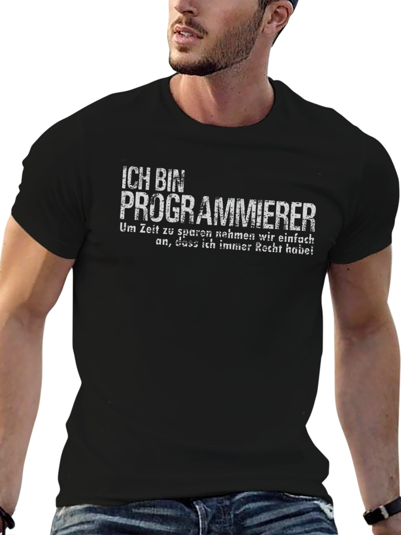 Ich Bin Programmierer T-Shirt - Black