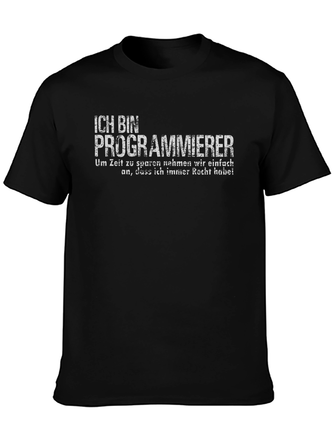 Ich Bin Programmierer T-Shirt - Black