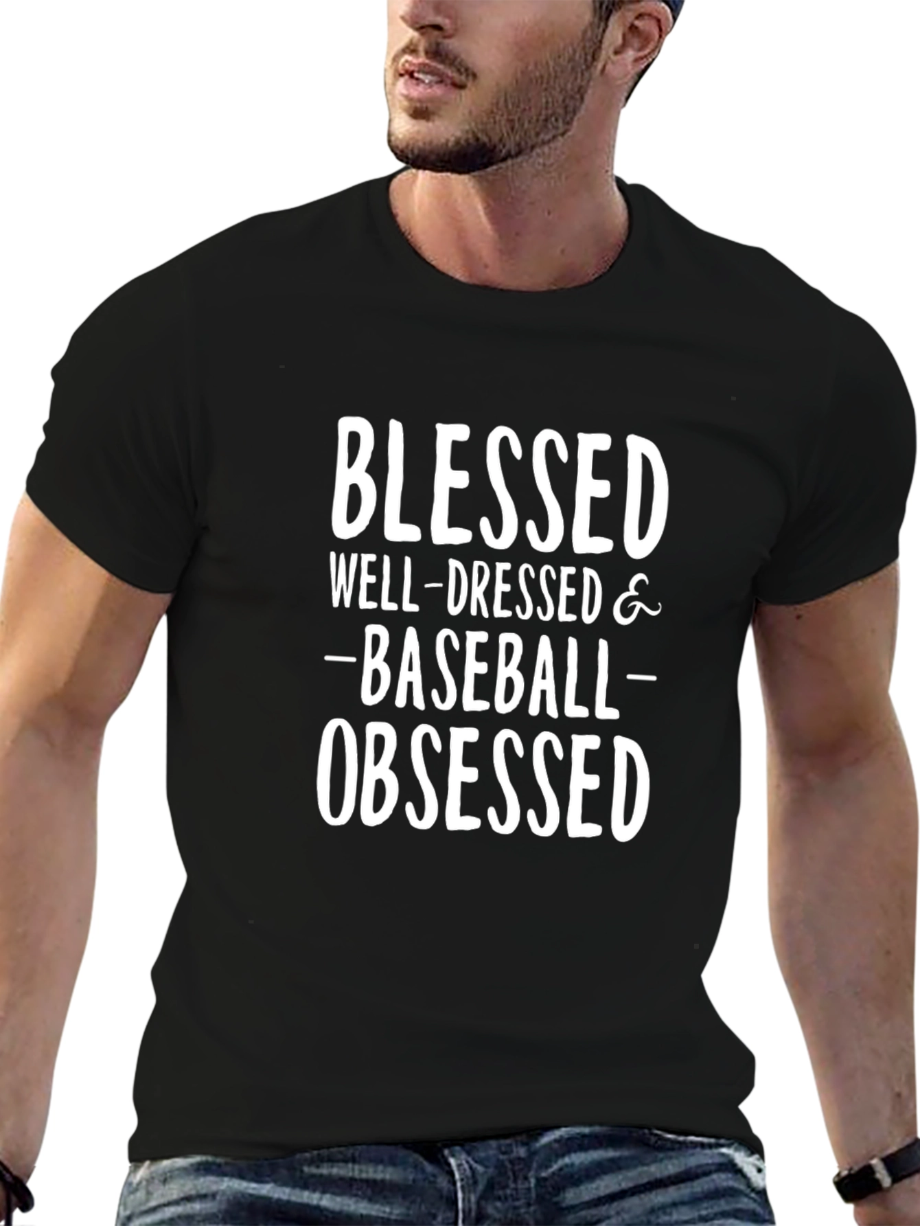 Blessed Baseball Obsessed Graphic Tee