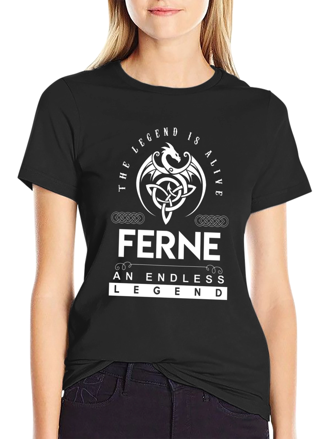 Ferne Legend T-Shirt - Dragon Celtic Design