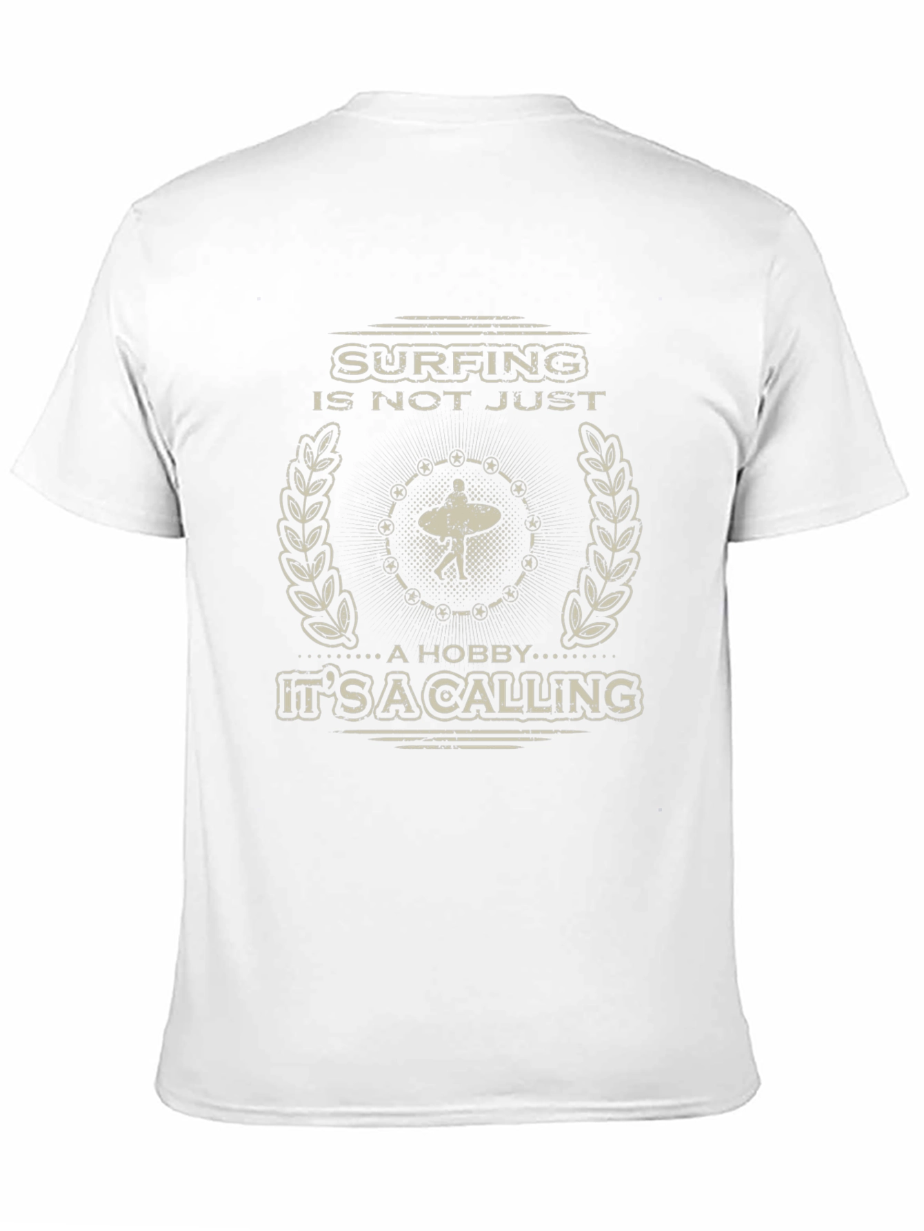 Surfing is Not Just a Hobby T-Shirt - Black