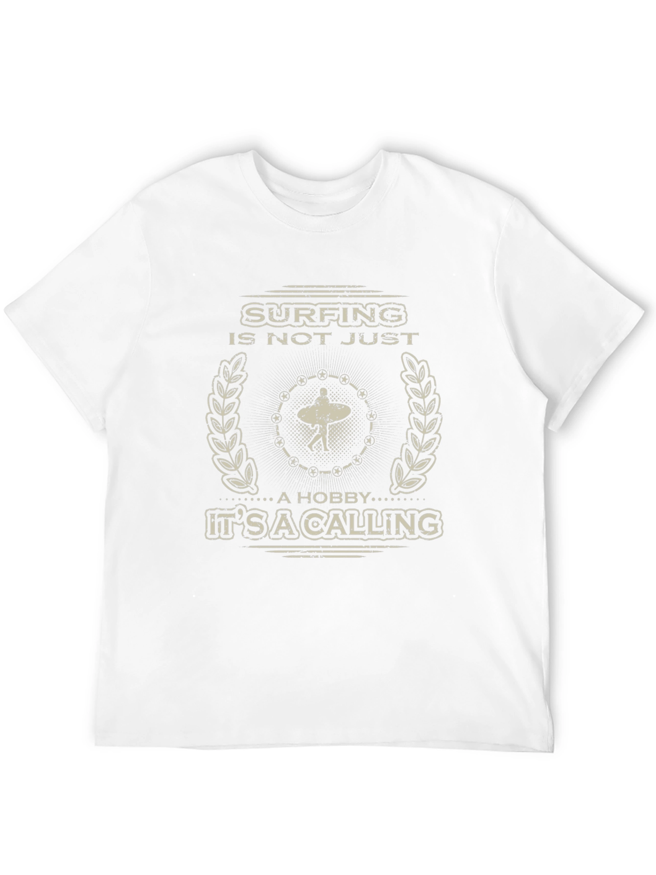 Surfing is Not Just a Hobby T-Shirt - Black