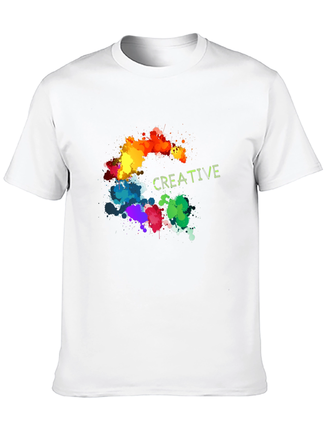 Creative Splatter T-Shirt - Artistic Design