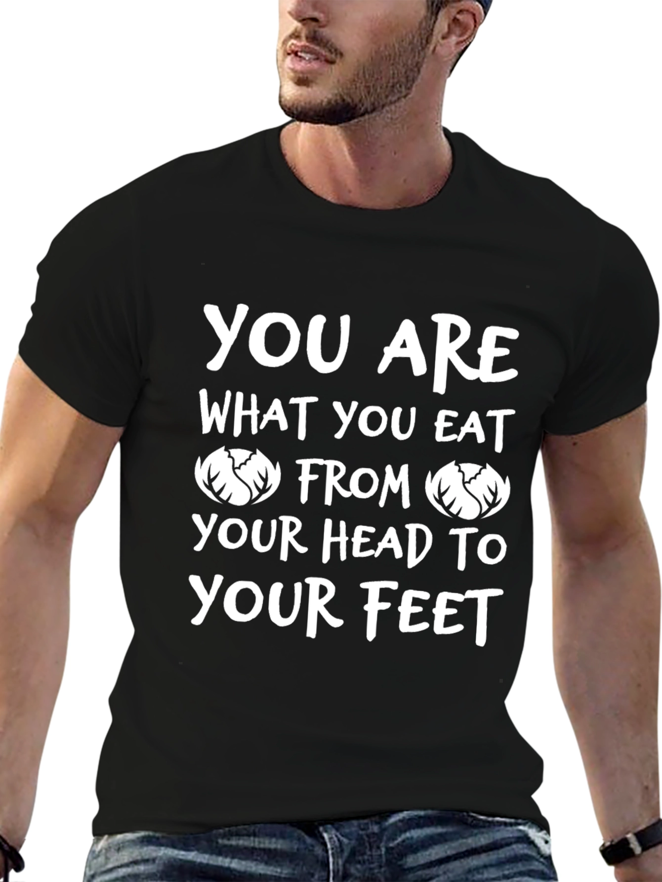You Are What You Eat Cabbage Graphic T-Shirt
