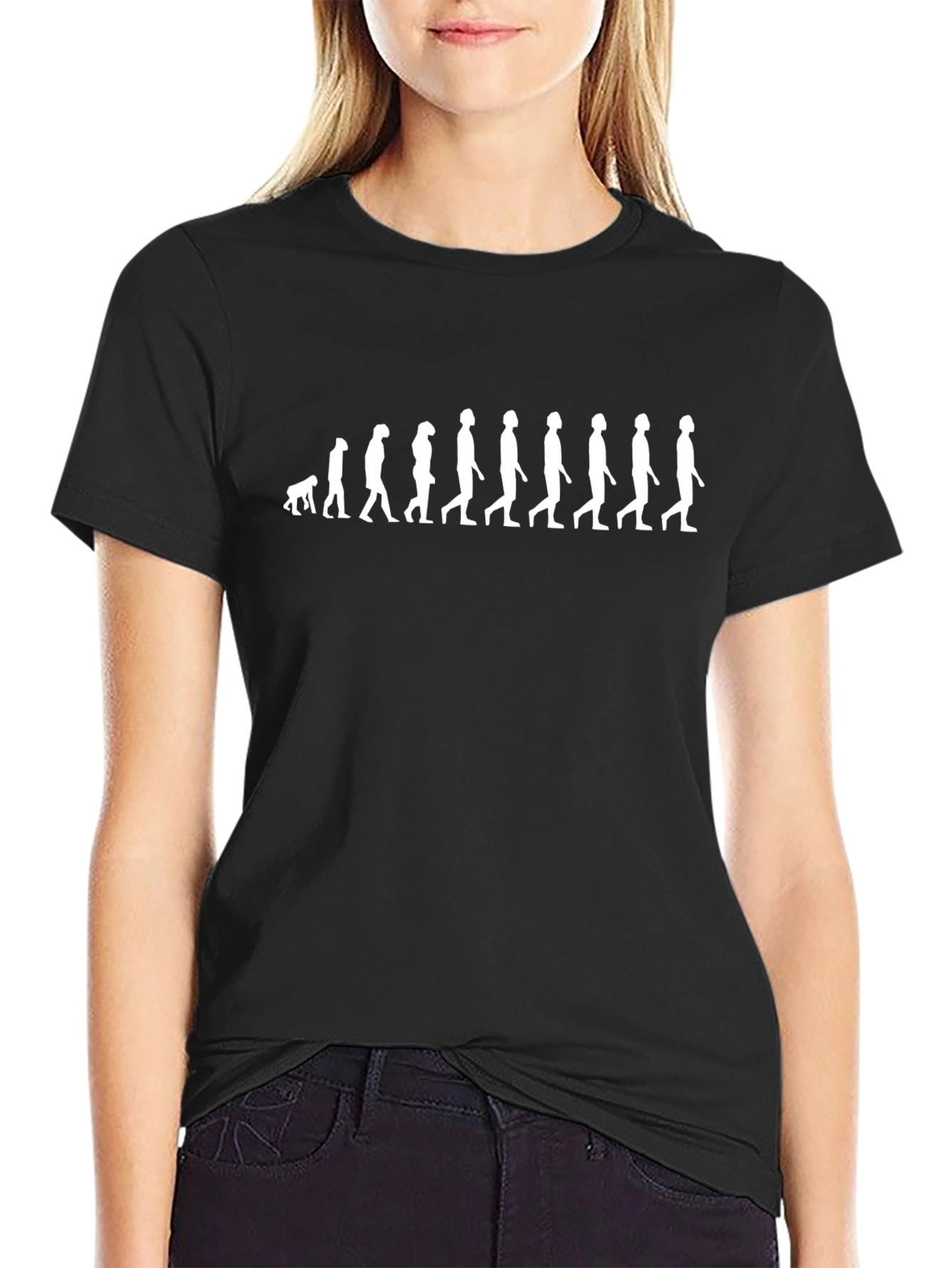 Evolution Graphic Black T-Shirt