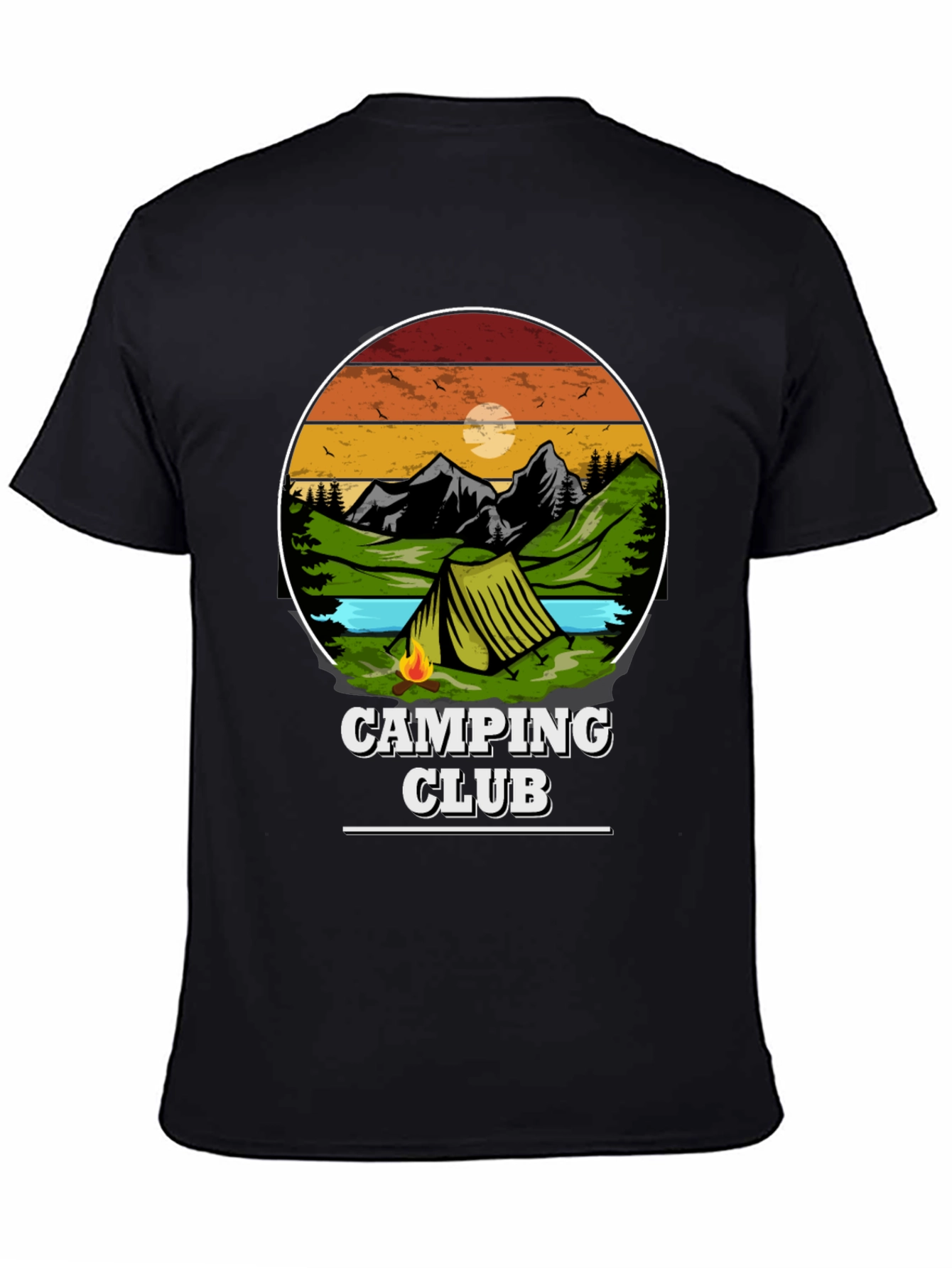 Camping Club Graphic Tee - Adventure Awaits!