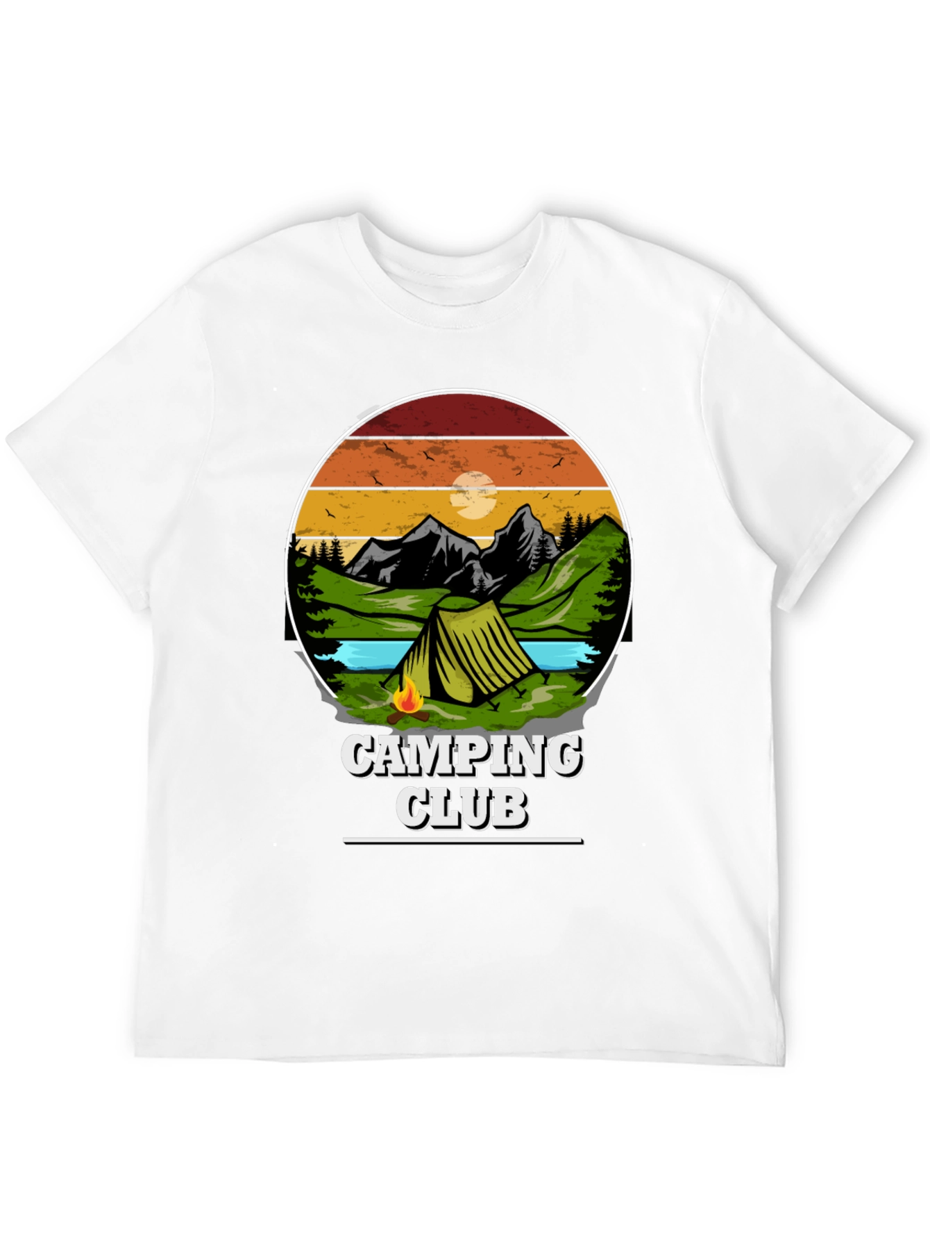 Camping Club Graphic Tee - Adventure Awaits!