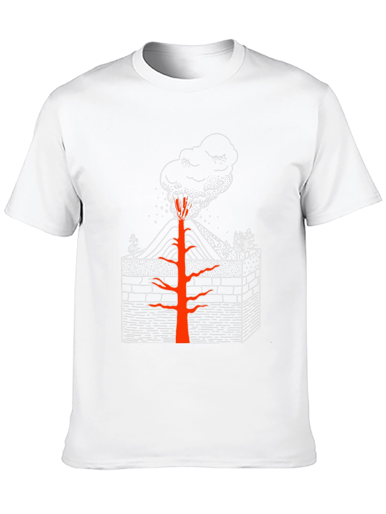 Volcano T-Shirt - Earth Science Tee