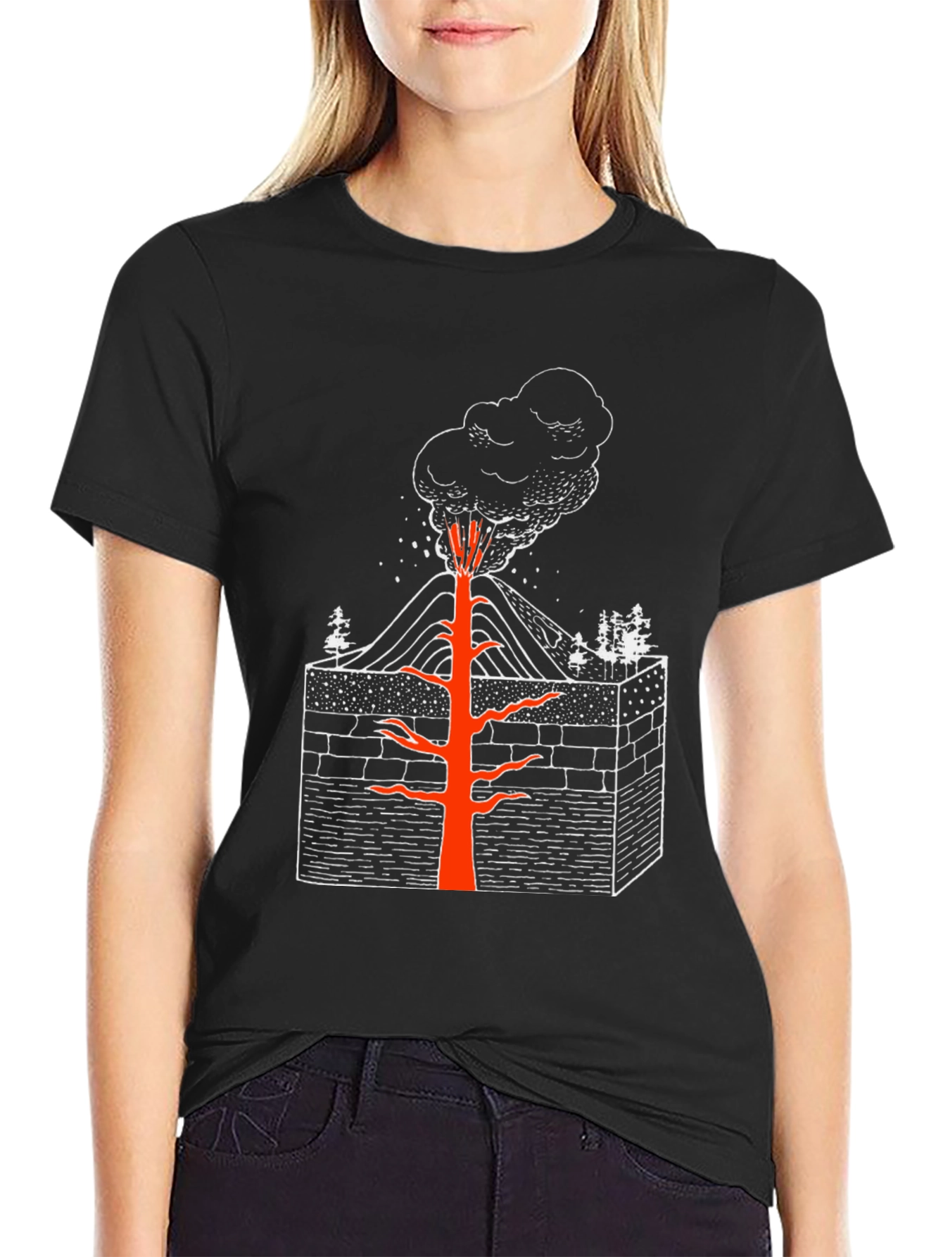 Volcano T-Shirt - Earth Science Tee