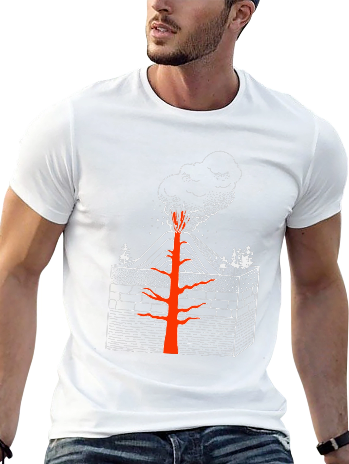 Volcano T-Shirt - Earth Science Tee