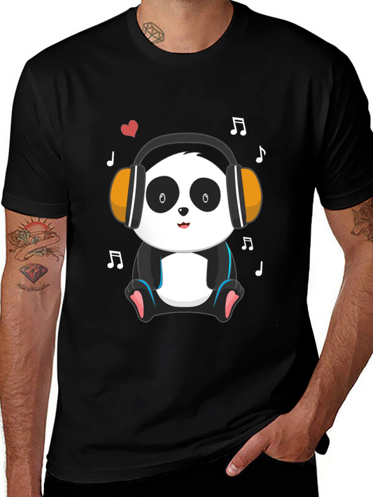 Panda Music Lover T-Shirt