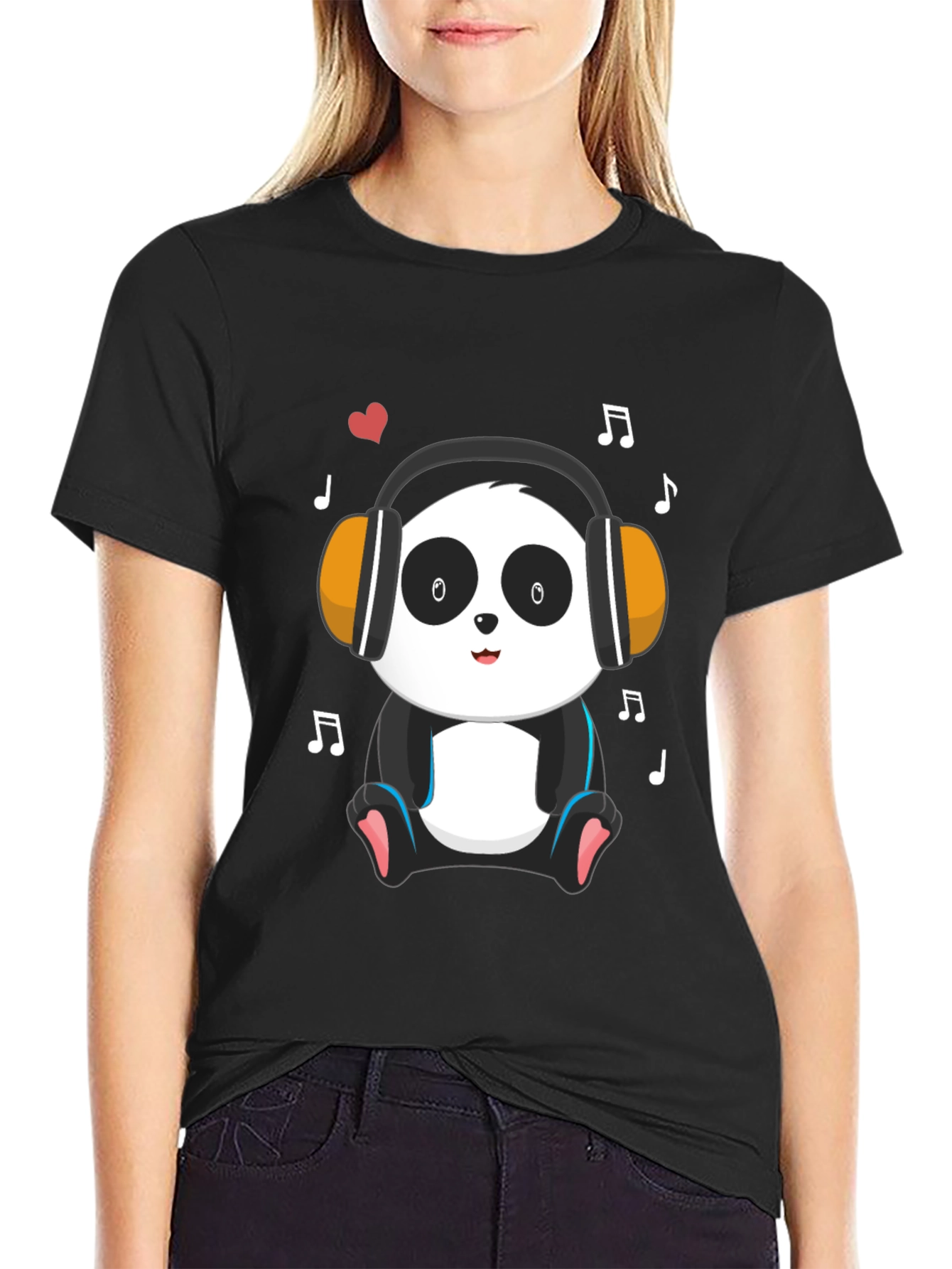 Panda Music Lover T-Shirt