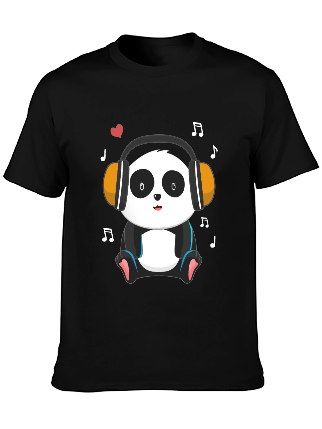 Panda Music Lover T-Shirt