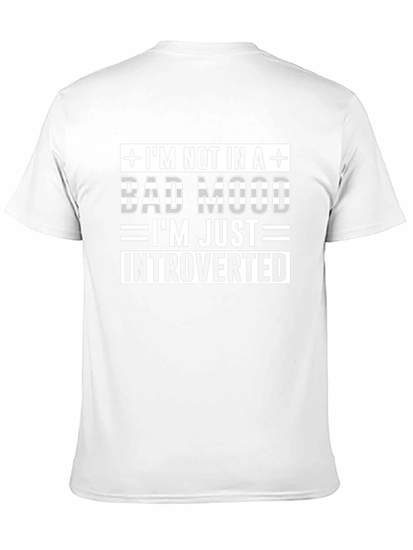 Introverted Mood Graphic Tee - Funny Sarcastic T-Shirt
