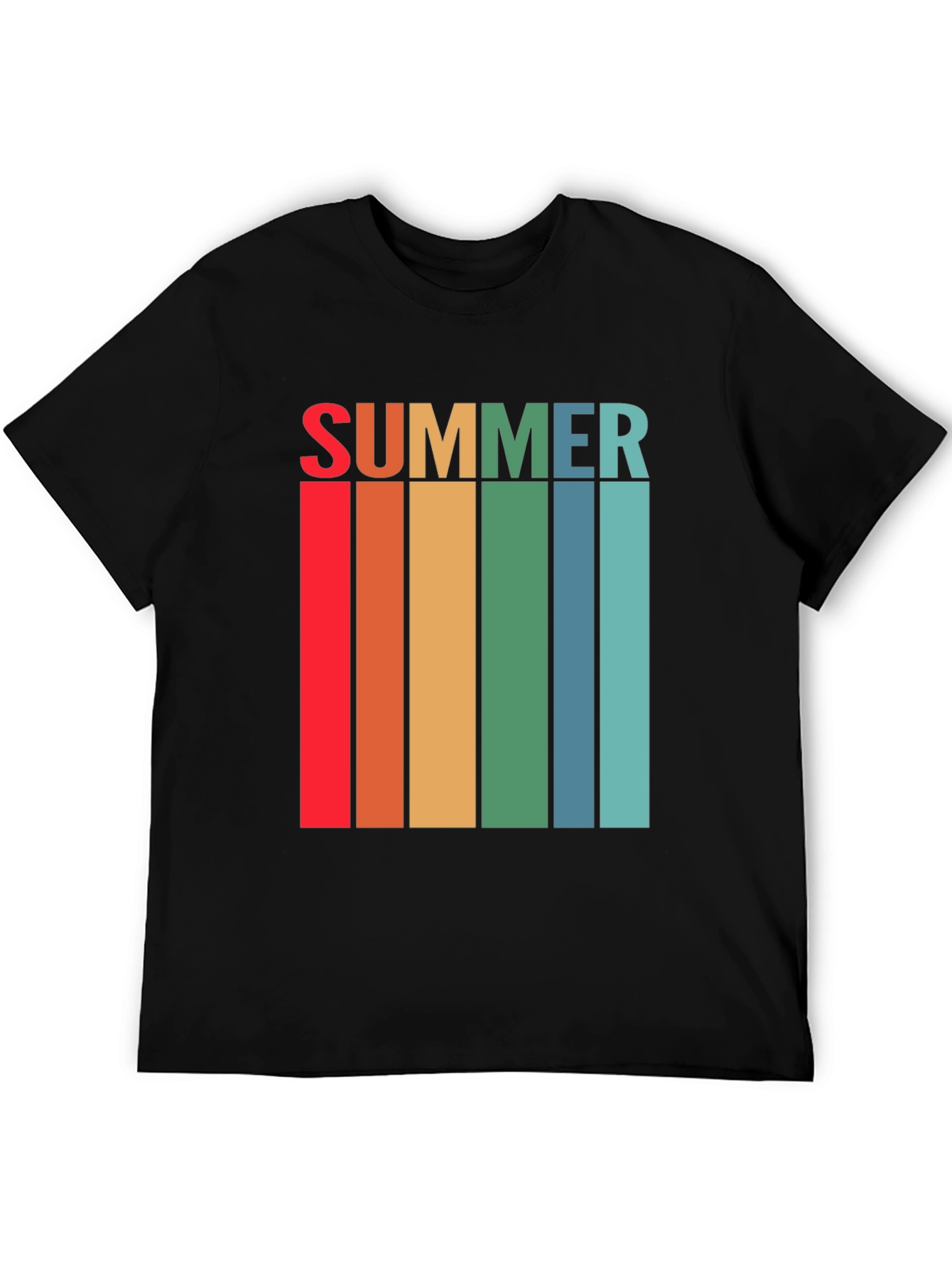 Retro Summer Striped T-Shirt