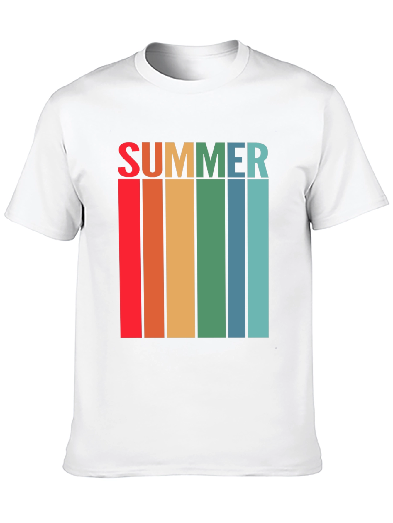 Retro Summer Striped T-Shirt