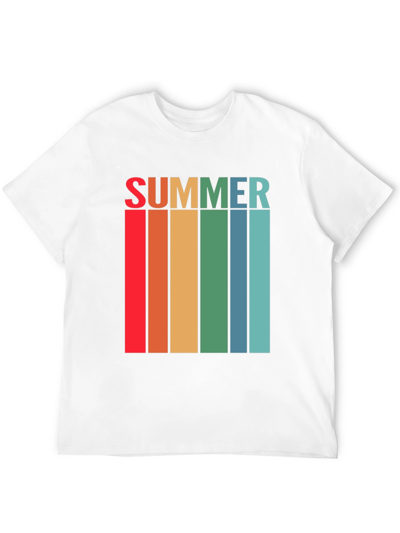 Retro Summer Striped T-Shirt