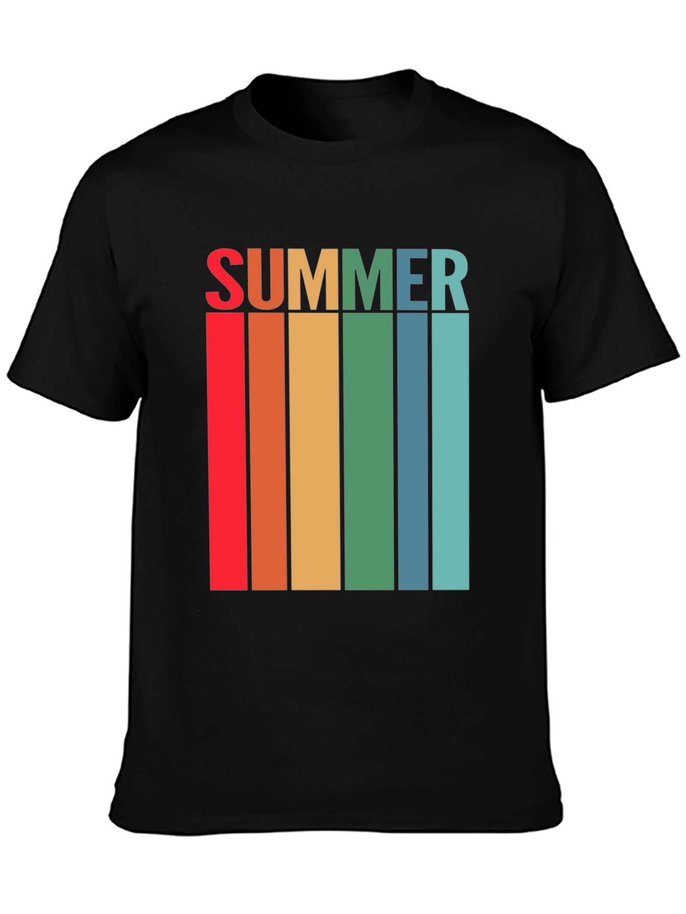 Retro Summer Striped T-Shirt