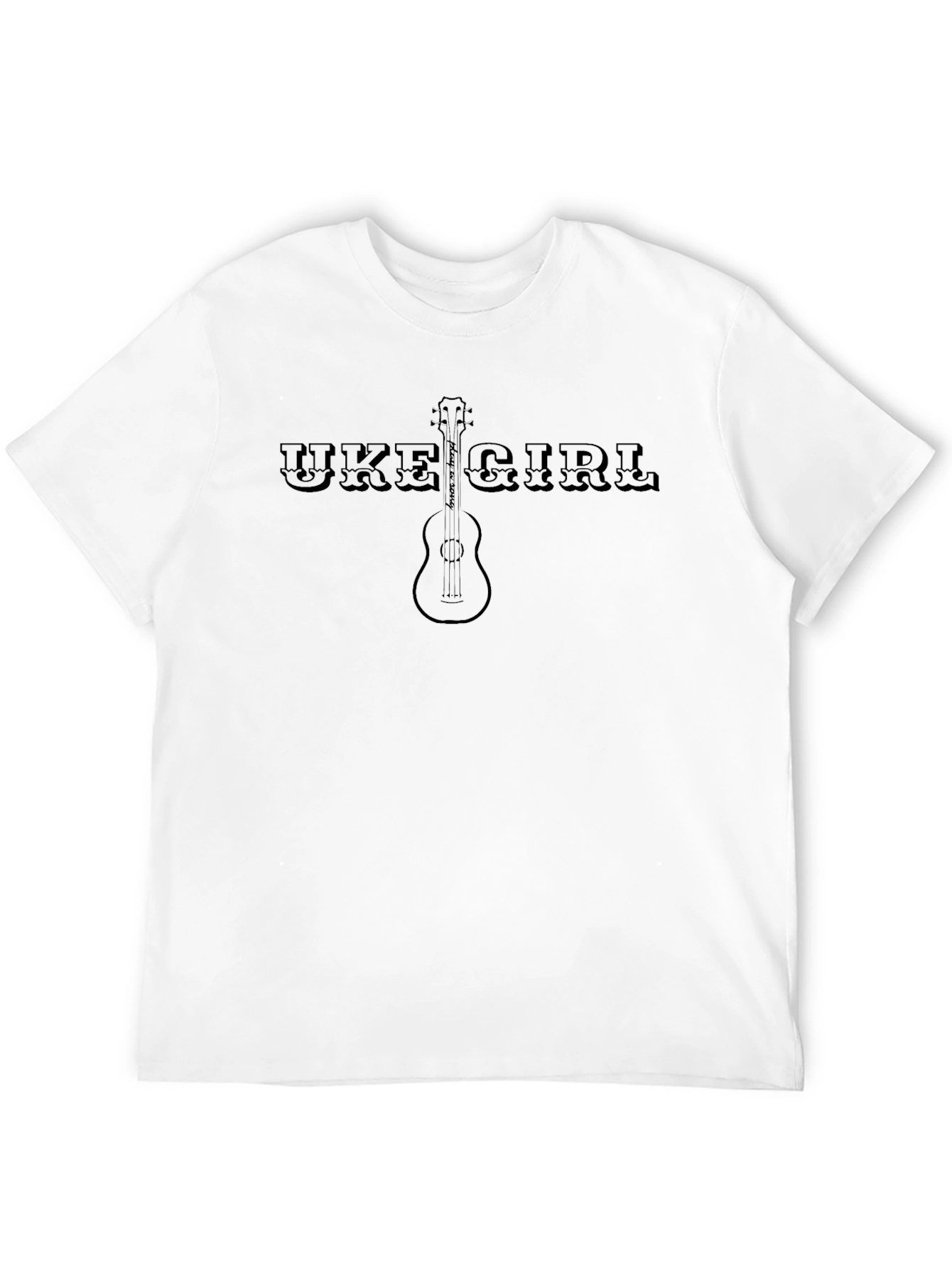 Uke Girl T-Shirt - Ukulele Player Tee